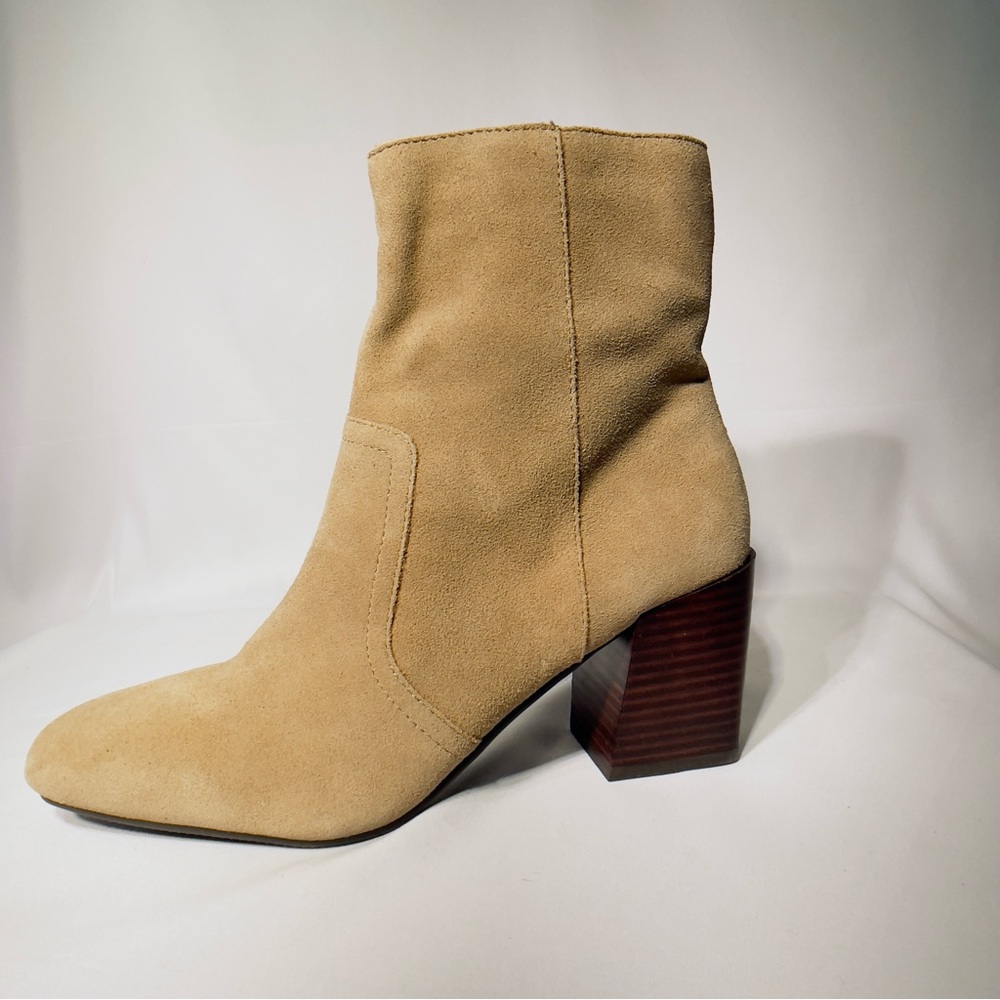 Blondo Womens Sadie Ankle Boots Suede Waterproof Size 10M Boho Light Academia
